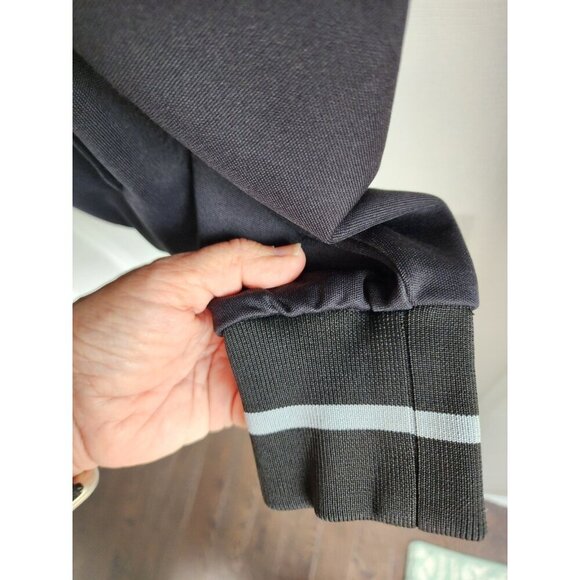 KAPPA Black Zip Up Soccer Track Jacket  Top Men's XLarge Cotton Poly Blend EUC - Picture 11 of 12